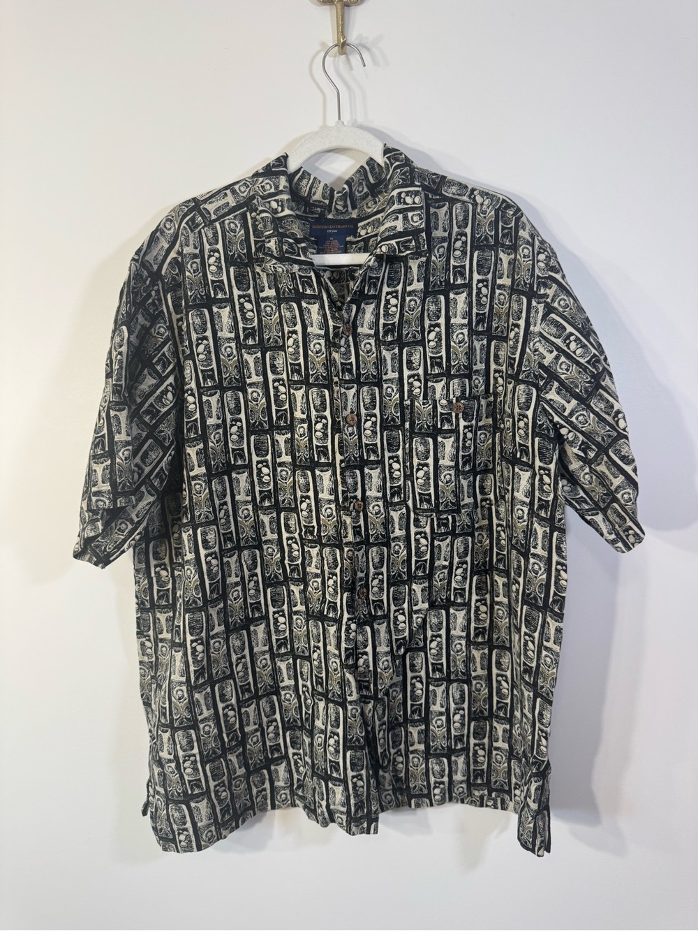 Gordon Clothing Co Mens Short Sleeve Button Down Linen